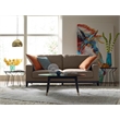 Pemberly Row Modern / Contemporary Coffee Table in Noir Black