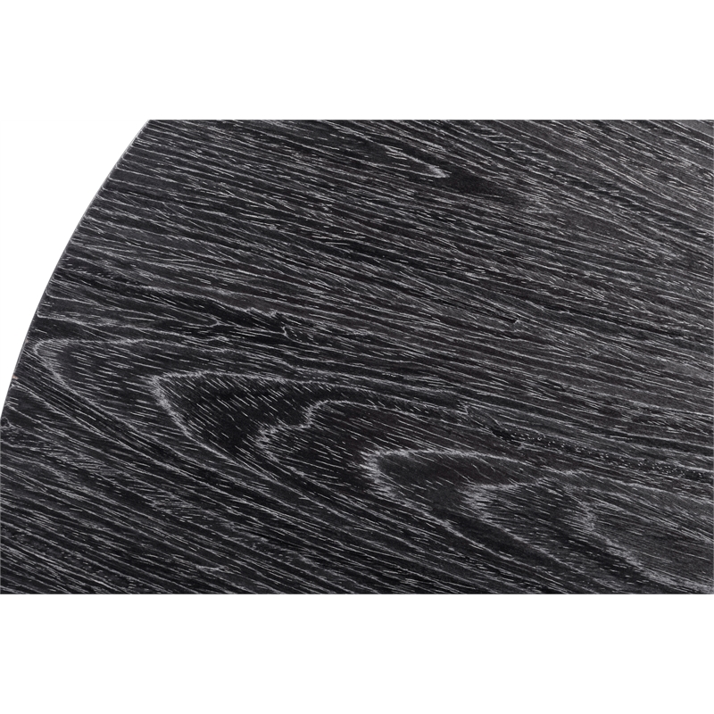 Pemberly Row Modern / Contemporary Coffee Table in Noir Black