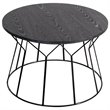Pemberly Row Modern / Contemporary Coffee Table in Noir Black