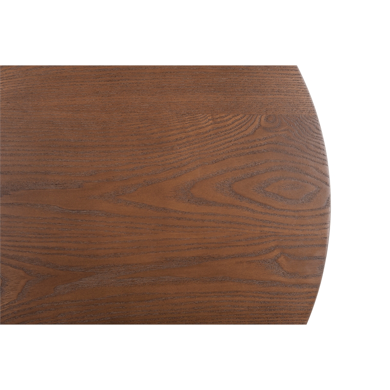Pemberly Row Modern / Contemporary Coffee Table in Burnt Sienna