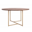 Pemberly Row Modern / Contemporary Coffee Table in Burnt Sienna