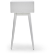 Pemberly Row Modern / Contemporary 1 Drawer End Table in French White