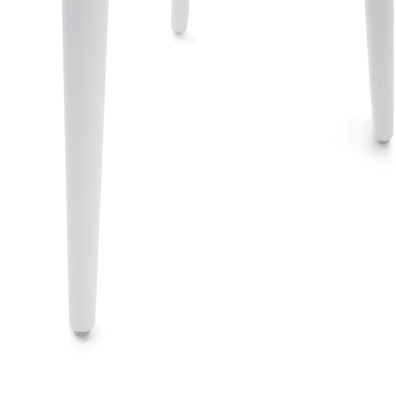 Pemberly Row Modern / Contemporary 1 Drawer End Table in French White