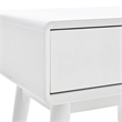 Pemberly Row Modern / Contemporary 1 Drawer End Table in French White