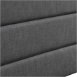 Pemberly Row Modern / Contemporary Queen Upholstered Headboard in Charcoal Gray
