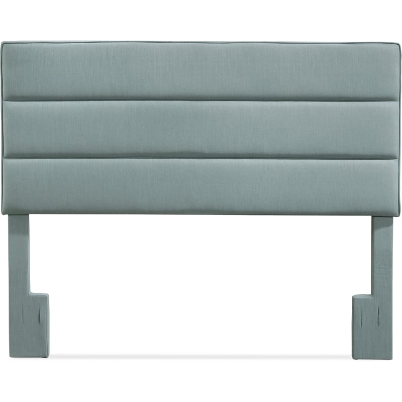 Pemberly Row Modern / Contemporary Queen Upholstered Headboard in Light Blue