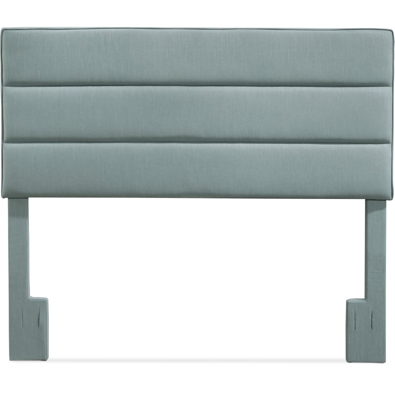 Pemberly Row Modern / Contemporary Queen Upholstered Headboard in Light Blue