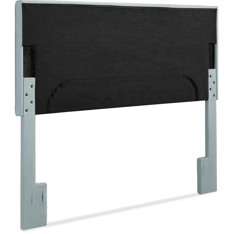 Pemberly Row Modern / Contemporary Queen Upholstered Headboard in Light Blue