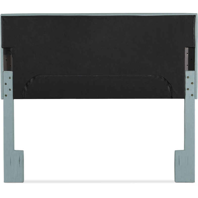 Pemberly Row Modern / Contemporary Queen Upholstered Headboard in Light Blue