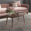 Pemberly Row Modern / Contemporary Clemintine Coffee Table Walnut