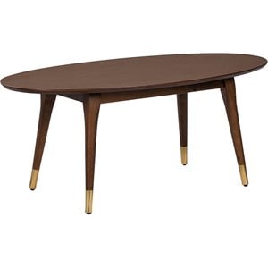 Pemberly Row Modern / Contemporary Clemintine Coffee Table Walnut