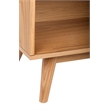 Pemberly Row Modern / Contemporary Abacus Storage Console Modern Oak
