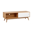 Pemberly Row Modern / Contemporary Abacus Storage Console Modern Oak