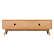 Pemberly Row Modern / Contemporary Abacus Storage Console Modern Oak