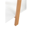 Pemberly Row Modern / Contemporary Abacus Ladder Bookshelf Modern Oak and White