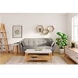 Pemberly Row Modern / Contemporary Folding Tray Table Modern Oak and White