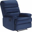 Pemberly Row Modern / Contemporary Davis Recliner Chair Blue