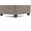 Pemberly Row Modern / Contemporary Storage Cube Ottoman Brown