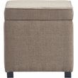 Pemberly Row Modern / Contemporary Storage Cube Ottoman Brown