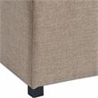 Pemberly Row Modern / Contemporary Storage Cube Ottoman Brown