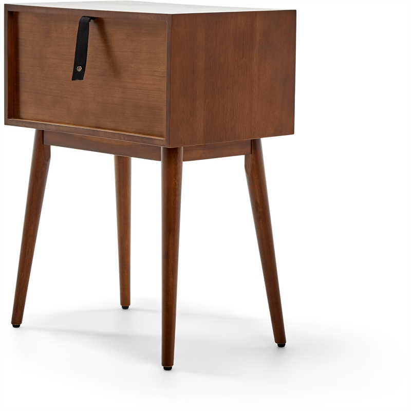 Pemberly Row Modern / Contemporary Calvin Side Table in Brown