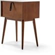 Pemberly Row Modern / Contemporary Calvin Side Table in Brown