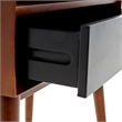 Pemberly Row Modern / Contemporary Calvin Side Table in Brown