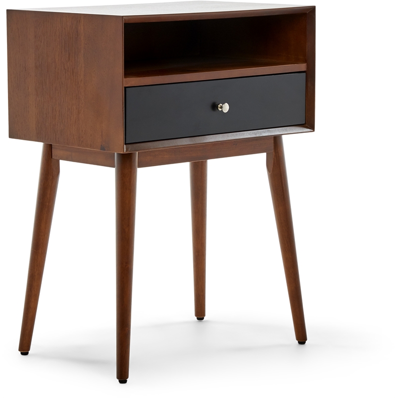 Pemberly Row Modern / Contemporary Calvin Side Table in Brown