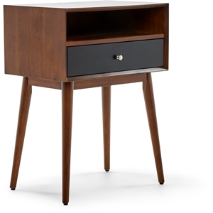 Pemberly Row Modern / Contemporary Calvin Side Table in Brown