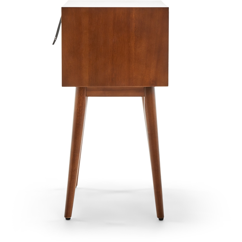 Pemberly Row Modern / Contemporary Calvin Side Table in Brown