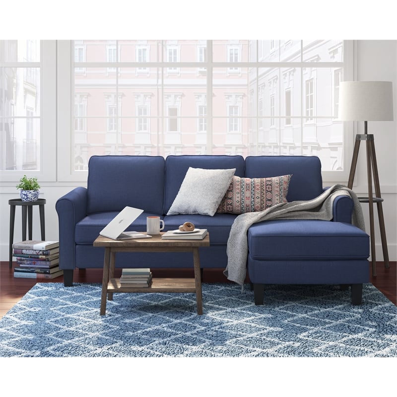 Pemberly Row Modern / Contemporary Harmon Roll Arm 80