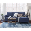 Pemberly Row Modern / Contemporary Harmon Roll Arm 80