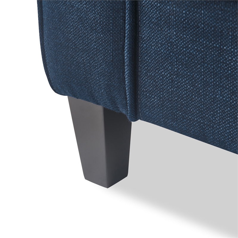 Pemberly Row Modern / Contemporary Harmon Roll Arm 80