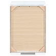 Pemberly Row Modern / Contemporary Belmont 3 Drawer Nightstand White