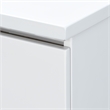 Pemberly Row Modern / Contemporary Belmont 3 Drawer Nightstand White