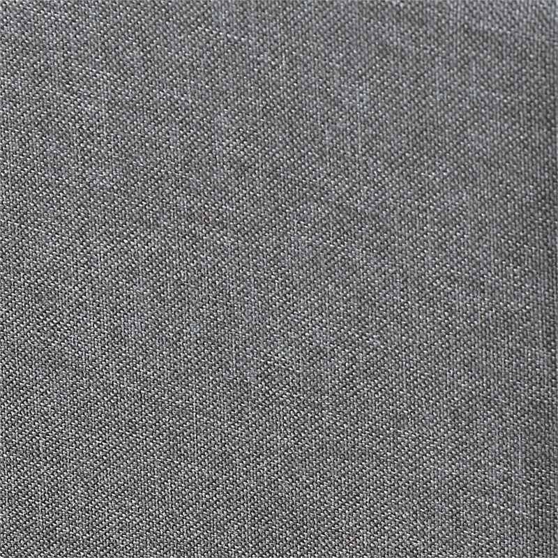 Pemberly Row Gramercy Channel Tufted Upholstered Bed Queen Size Grey Velvet