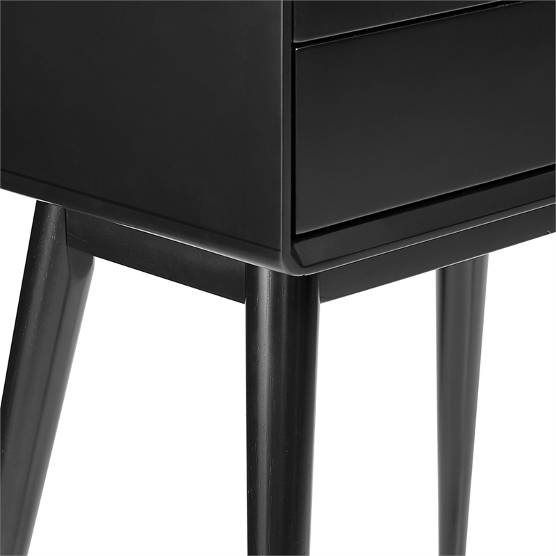 Pemberly Row Modern / Contemporary Stephanie Side Table - French Black