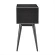 Pemberly Row Modern / Contemporary Stephanie Side Table - French Black