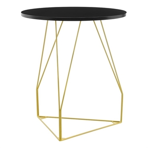 Pemberly Row Modern / Contemporary Orlando Black Accent Table