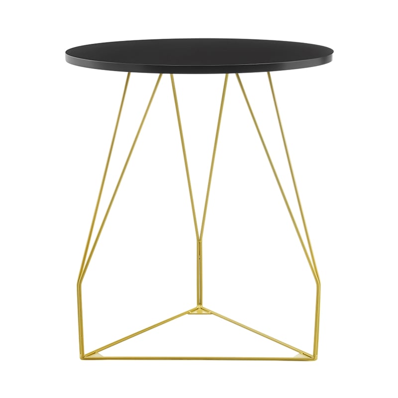 Pemberly Row Modern / Contemporary Orlando Black Accent Table