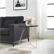 Pemberly Row Modern / Contemporary Orlando Black Accent Table