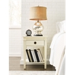 Pemberly Row Modern / Contemporary Westport 1 Drawer End Table Vintage Cream