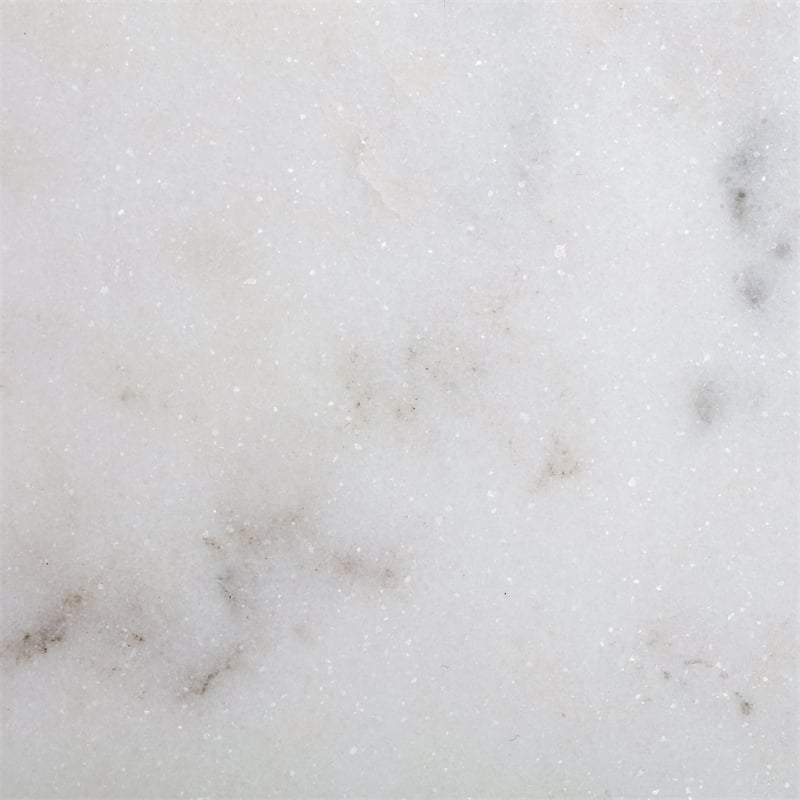 Pemberly Row Colton Solid Marble Top Accent Table w/ Gold Metal Base White Gold