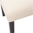 Pemberly Row Modern / Contemporary Provence Tufted Dining Chair Set of 2 Beige