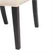 Pemberly Row Modern / Contemporary Provence Tufted Dining Chair Set of 2 Beige