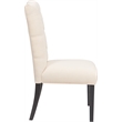 Pemberly Row Modern / Contemporary Provence Tufted Dining Chair Set of 2 Beige