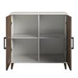 Pemberly Row Modern / Contemporary Modern Accent Cabinet in White
