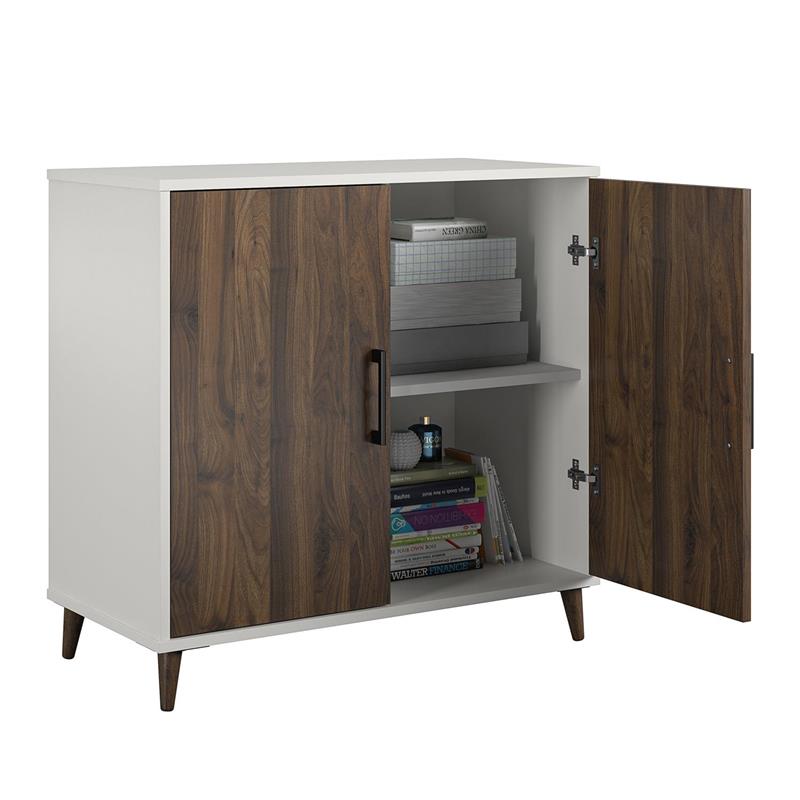 Pemberly Row Modern / Contemporary Modern Accent Cabinet in White