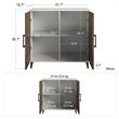 Pemberly Row Modern / Contemporary Modern Accent Cabinet in White