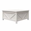 Pemberly Row Modern / Contemporary Lift-Top Coffee Table in Ivory Pine